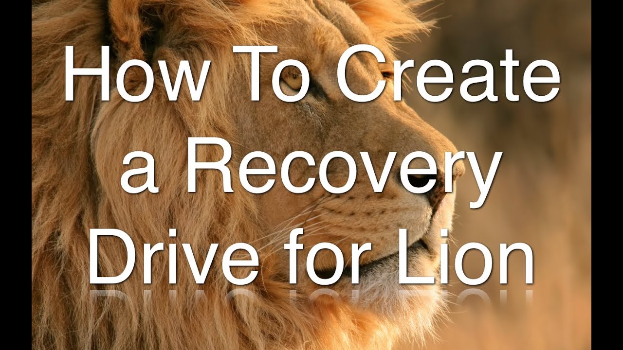 Create Mac Os Recovery Drive