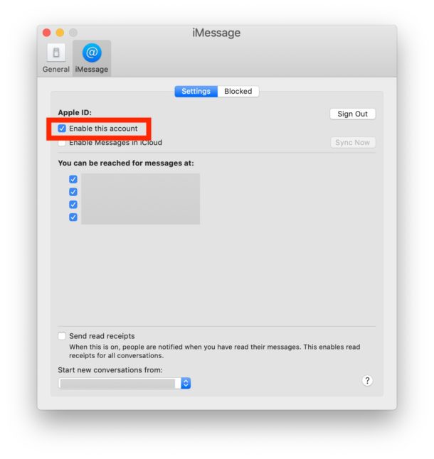 Mac messages not syncing with iphone